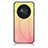 Silikon Schutzhülle Rahmen Tasche Hülle Spiegel Farbverlauf Regenbogen LS1 für Huawei Honor Magic6 Lite 5G Gelb