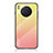 Silikon Schutzhülle Rahmen Tasche Hülle Spiegel Farbverlauf Regenbogen LS1 für Huawei Nova 8i Gelb