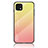 Silikon Schutzhülle Rahmen Tasche Hülle Spiegel Farbverlauf Regenbogen LS1 für Oppo A16K Gelb