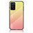 Silikon Schutzhülle Rahmen Tasche Hülle Spiegel Farbverlauf Regenbogen LS1 für Oppo A16s Gelb
