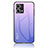 Silikon Schutzhülle Rahmen Tasche Hülle Spiegel Farbverlauf Regenbogen LS1 für Oppo F21 Pro 4G