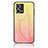 Silikon Schutzhülle Rahmen Tasche Hülle Spiegel Farbverlauf Regenbogen LS1 für Oppo F21 Pro 4G Gelb