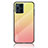 Silikon Schutzhülle Rahmen Tasche Hülle Spiegel Farbverlauf Regenbogen LS1 für Oppo Find X3 Pro 5G Gelb