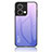 Silikon Schutzhülle Rahmen Tasche Hülle Spiegel Farbverlauf Regenbogen LS1 für Oppo Reno9 5G