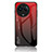 Silikon Schutzhülle Rahmen Tasche Hülle Spiegel Farbverlauf Regenbogen LS1 für Realme V50 5G Rot