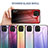 Silikon Schutzhülle Rahmen Tasche Hülle Spiegel Farbverlauf Regenbogen LS1 für Samsung Galaxy A03