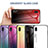 Silikon Schutzhülle Rahmen Tasche Hülle Spiegel Farbverlauf Regenbogen LS1 für Samsung Galaxy A10e