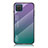 Silikon Schutzhülle Rahmen Tasche Hülle Spiegel Farbverlauf Regenbogen LS1 für Samsung Galaxy A12