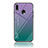 Silikon Schutzhülle Rahmen Tasche Hülle Spiegel Farbverlauf Regenbogen LS1 für Samsung Galaxy A20e