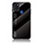 Silikon Schutzhülle Rahmen Tasche Hülle Spiegel Farbverlauf Regenbogen LS1 für Samsung Galaxy A21s Schwarz