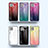 Silikon Schutzhülle Rahmen Tasche Hülle Spiegel Farbverlauf Regenbogen LS1 für Samsung Galaxy A22 4G