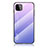 Silikon Schutzhülle Rahmen Tasche Hülle Spiegel Farbverlauf Regenbogen LS1 für Samsung Galaxy A22s 5G Helles Lila
