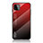 Silikon Schutzhülle Rahmen Tasche Hülle Spiegel Farbverlauf Regenbogen LS1 für Samsung Galaxy A22s 5G Rot