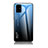 Silikon Schutzhülle Rahmen Tasche Hülle Spiegel Farbverlauf Regenbogen LS1 für Samsung Galaxy A71 4G A715 Blau