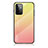 Silikon Schutzhülle Rahmen Tasche Hülle Spiegel Farbverlauf Regenbogen LS1 für Samsung Galaxy A72 4G Gelb