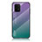 Silikon Schutzhülle Rahmen Tasche Hülle Spiegel Farbverlauf Regenbogen LS1 für Samsung Galaxy A91