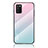 Silikon Schutzhülle Rahmen Tasche Hülle Spiegel Farbverlauf Regenbogen LS1 für Samsung Galaxy F02S SM-E025F