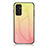 Silikon Schutzhülle Rahmen Tasche Hülle Spiegel Farbverlauf Regenbogen LS1 für Samsung Galaxy F13 4G Gelb