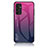 Silikon Schutzhülle Rahmen Tasche Hülle Spiegel Farbverlauf Regenbogen LS1 für Samsung Galaxy F13 4G Pink