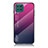 Silikon Schutzhülle Rahmen Tasche Hülle Spiegel Farbverlauf Regenbogen LS1 für Samsung Galaxy F62 5G Pink