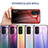 Silikon Schutzhülle Rahmen Tasche Hülle Spiegel Farbverlauf Regenbogen LS1 für Samsung Galaxy M13 4G