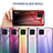 Silikon Schutzhülle Rahmen Tasche Hülle Spiegel Farbverlauf Regenbogen LS1 für Samsung Galaxy M42 5G