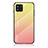 Silikon Schutzhülle Rahmen Tasche Hülle Spiegel Farbverlauf Regenbogen LS1 für Samsung Galaxy M42 5G Gelb