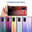 Silikon Schutzhülle Rahmen Tasche Hülle Spiegel Farbverlauf Regenbogen LS1 für Samsung Galaxy M51
