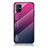 Silikon Schutzhülle Rahmen Tasche Hülle Spiegel Farbverlauf Regenbogen LS1 für Samsung Galaxy M51 Pink