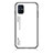 Silikon Schutzhülle Rahmen Tasche Hülle Spiegel Farbverlauf Regenbogen LS1 für Samsung Galaxy M51 Weiß