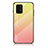 Silikon Schutzhülle Rahmen Tasche Hülle Spiegel Farbverlauf Regenbogen LS1 für Samsung Galaxy S10 Lite Gelb