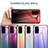 Silikon Schutzhülle Rahmen Tasche Hülle Spiegel Farbverlauf Regenbogen LS1 für Samsung Galaxy S20