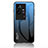 Silikon Schutzhülle Rahmen Tasche Hülle Spiegel Farbverlauf Regenbogen LS1 für Vivo iQOO 11 5G Blau