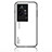 Silikon Schutzhülle Rahmen Tasche Hülle Spiegel Farbverlauf Regenbogen LS1 für Vivo iQOO 11 5G Weiß