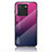 Silikon Schutzhülle Rahmen Tasche Hülle Spiegel Farbverlauf Regenbogen LS1 für Vivo iQOO Neo6 SE 5G Pink