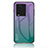 Silikon Schutzhülle Rahmen Tasche Hülle Spiegel Farbverlauf Regenbogen LS1 für Vivo iQOO Neo7 5G Plusfarbig