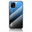 Silikon Schutzhülle Rahmen Tasche Hülle Spiegel Farbverlauf Regenbogen LS1 für Vivo iQOO U3 5G Blau