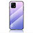 Silikon Schutzhülle Rahmen Tasche Hülle Spiegel Farbverlauf Regenbogen LS1 für Vivo iQOO U3 5G Helles Lila