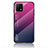 Silikon Schutzhülle Rahmen Tasche Hülle Spiegel Farbverlauf Regenbogen LS1 für Vivo iQOO U3 5G Pink