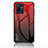 Silikon Schutzhülle Rahmen Tasche Hülle Spiegel Farbverlauf Regenbogen LS1 für Vivo iQOO Z6x Rot