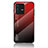 Silikon Schutzhülle Rahmen Tasche Hülle Spiegel Farbverlauf Regenbogen LS1 für Vivo V23 Pro 5G Rot