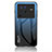 Silikon Schutzhülle Rahmen Tasche Hülle Spiegel Farbverlauf Regenbogen LS1 für Vivo X80 Pro 5G Blau