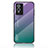 Silikon Schutzhülle Rahmen Tasche Hülle Spiegel Farbverlauf Regenbogen LS1 für Vivo Y76s 5G Plusfarbig