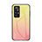 Silikon Schutzhülle Rahmen Tasche Hülle Spiegel Farbverlauf Regenbogen LS1 für Xiaomi Mi 12T 5G Gelb