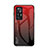 Silikon Schutzhülle Rahmen Tasche Hülle Spiegel Farbverlauf Regenbogen LS1 für Xiaomi Mi 12T 5G Rot