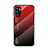 Silikon Schutzhülle Rahmen Tasche Hülle Spiegel Farbverlauf Regenbogen LS1 für Xiaomi POCO M3 Pro 5G Rot