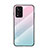 Silikon Schutzhülle Rahmen Tasche Hülle Spiegel Farbverlauf Regenbogen LS1 für Xiaomi Poco M4 Pro 5G Cyan