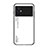 Silikon Schutzhülle Rahmen Tasche Hülle Spiegel Farbverlauf Regenbogen LS1 für Xiaomi Poco M5 4G Weiß