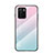 Silikon Schutzhülle Rahmen Tasche Hülle Spiegel Farbverlauf Regenbogen LS1 für Xiaomi Poco X3 GT 5G Cyan