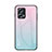 Silikon Schutzhülle Rahmen Tasche Hülle Spiegel Farbverlauf Regenbogen LS1 für Xiaomi Poco X4 GT 5G Cyan